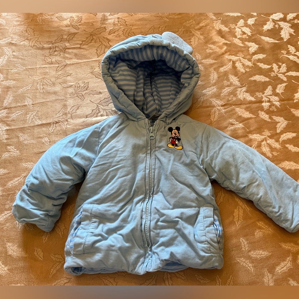 Disney Light Blue lightweight jacket baby boy